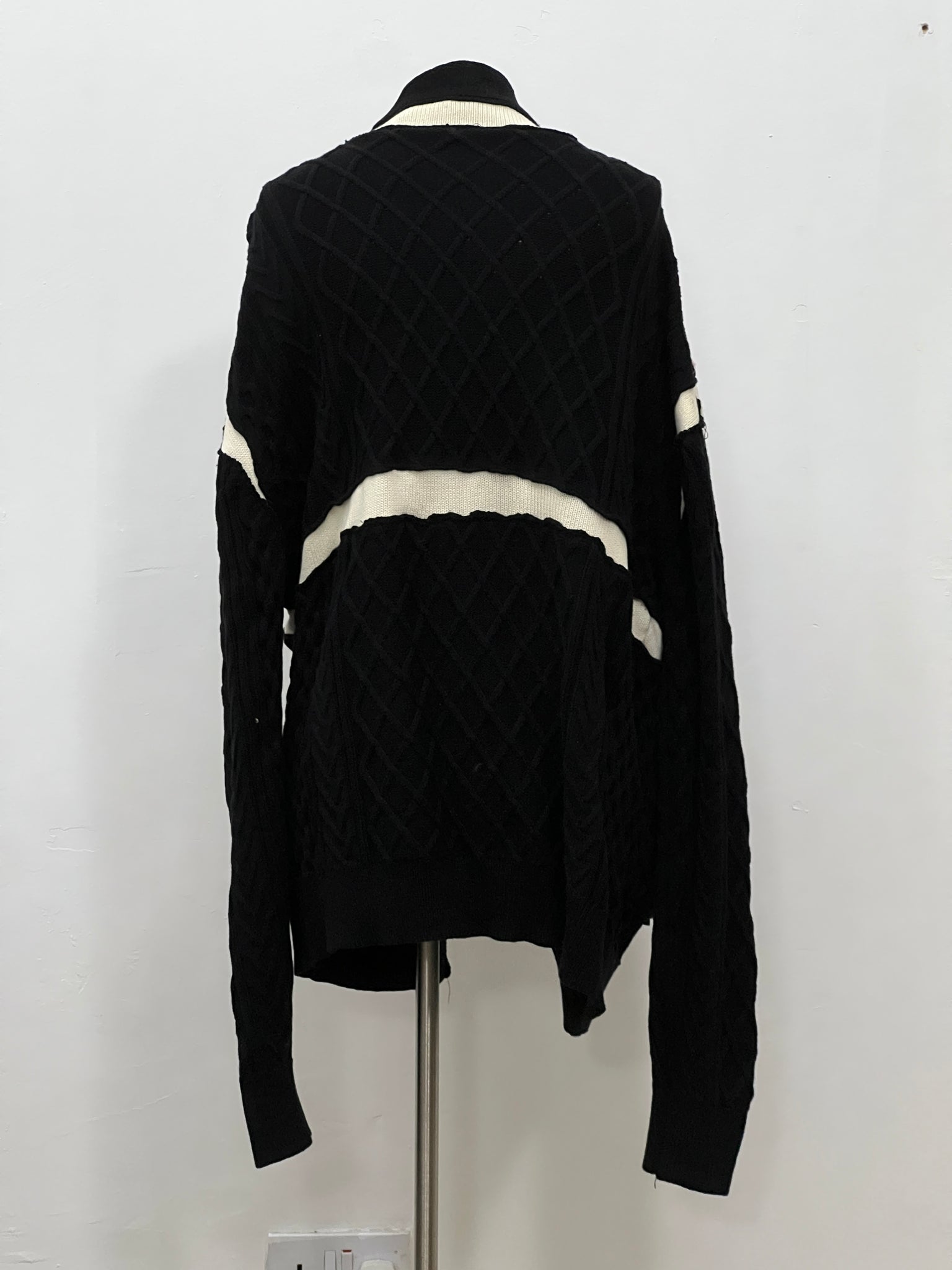 sample oversized cardigan