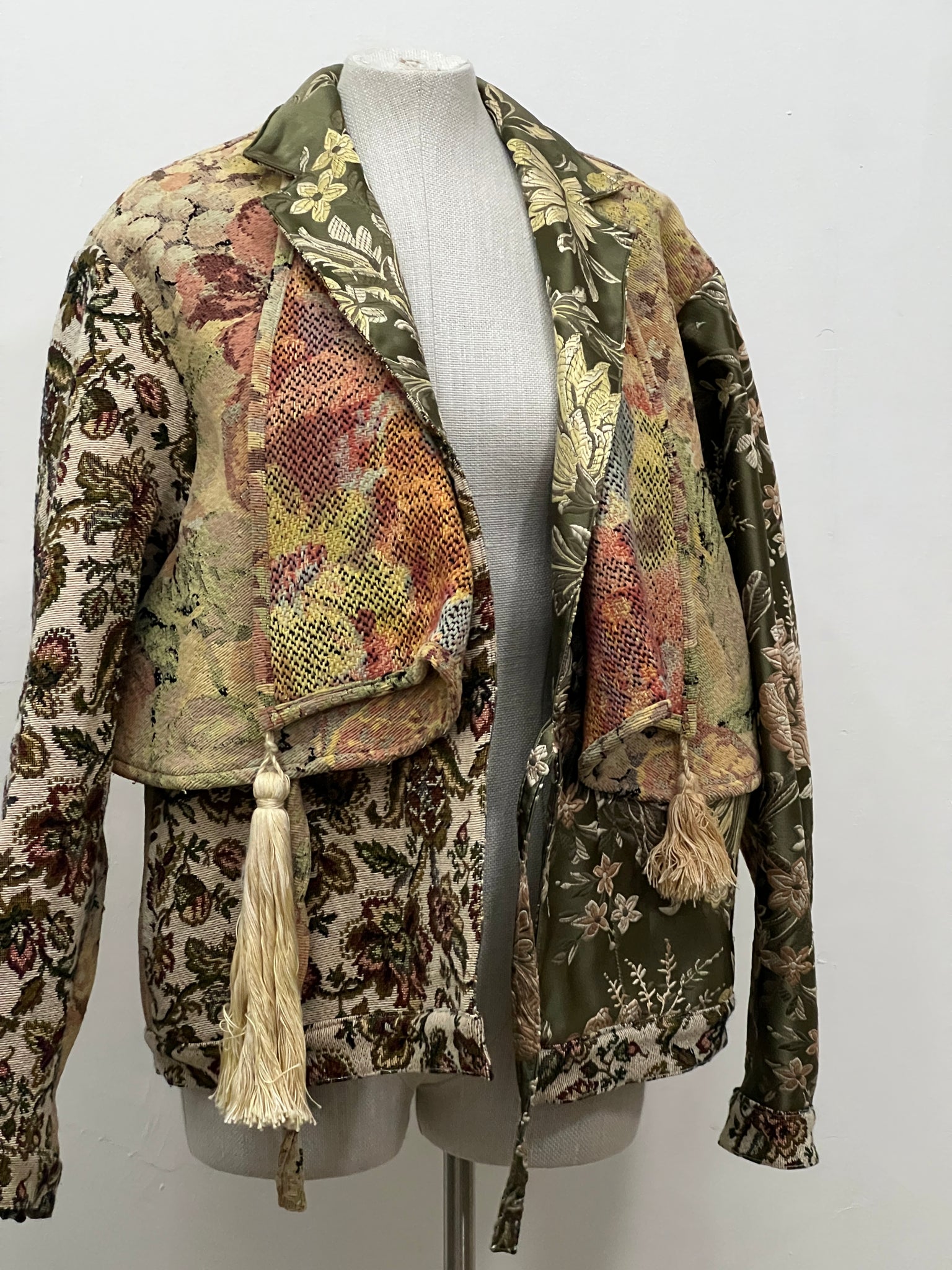 runway reworked tassle jacket