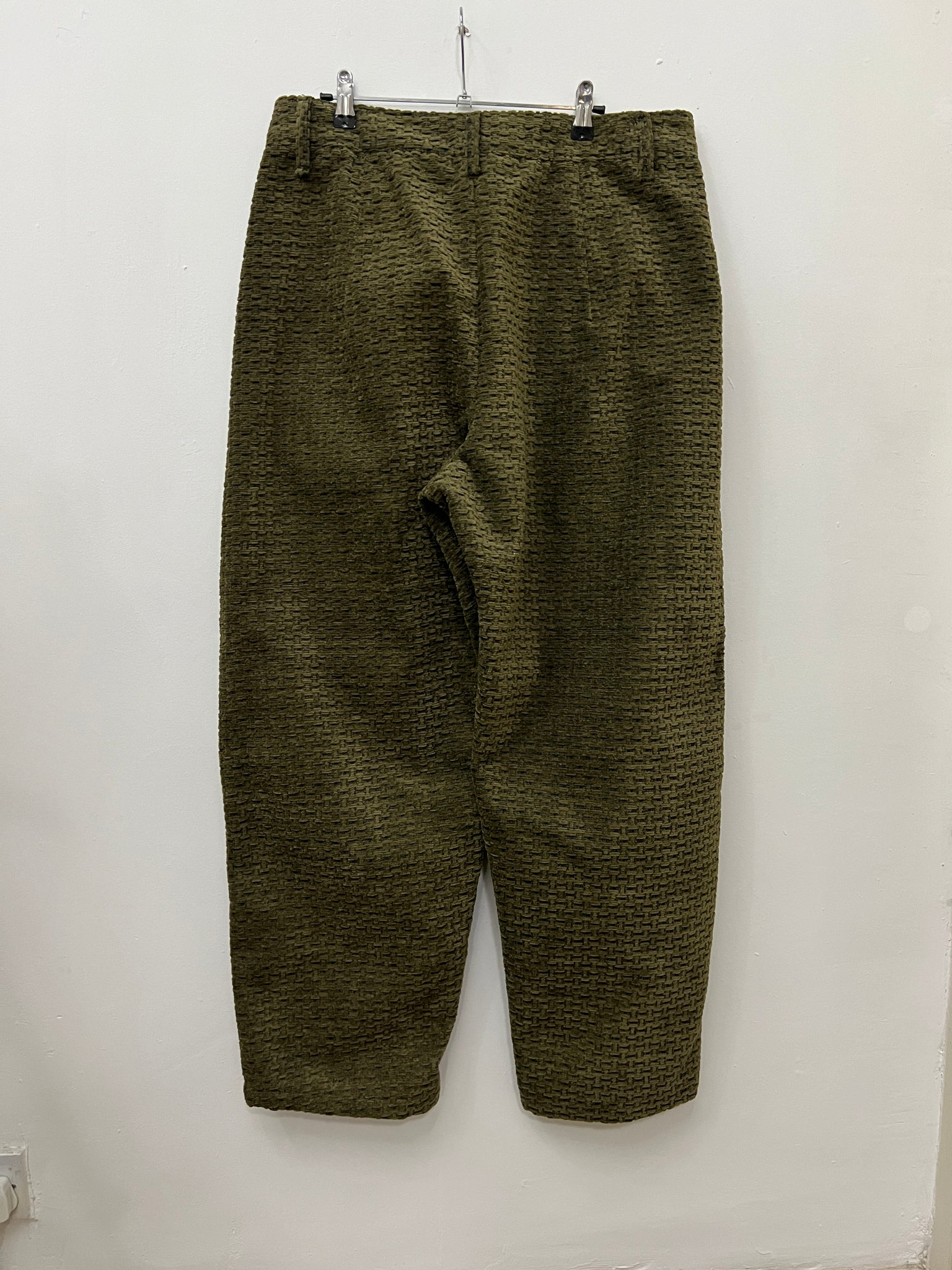 runway sample trousers - pattern velvet