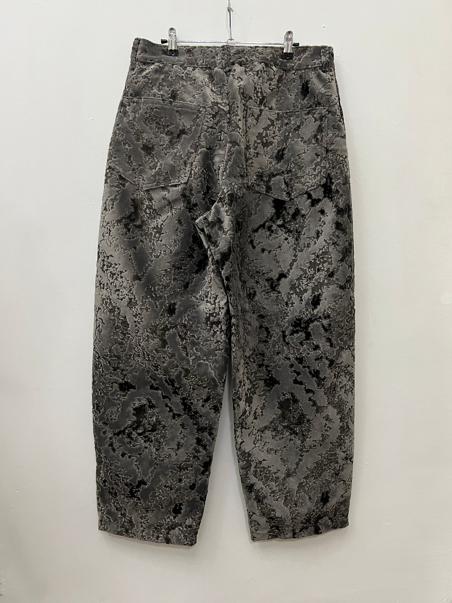runway sample trousers - velvet wash