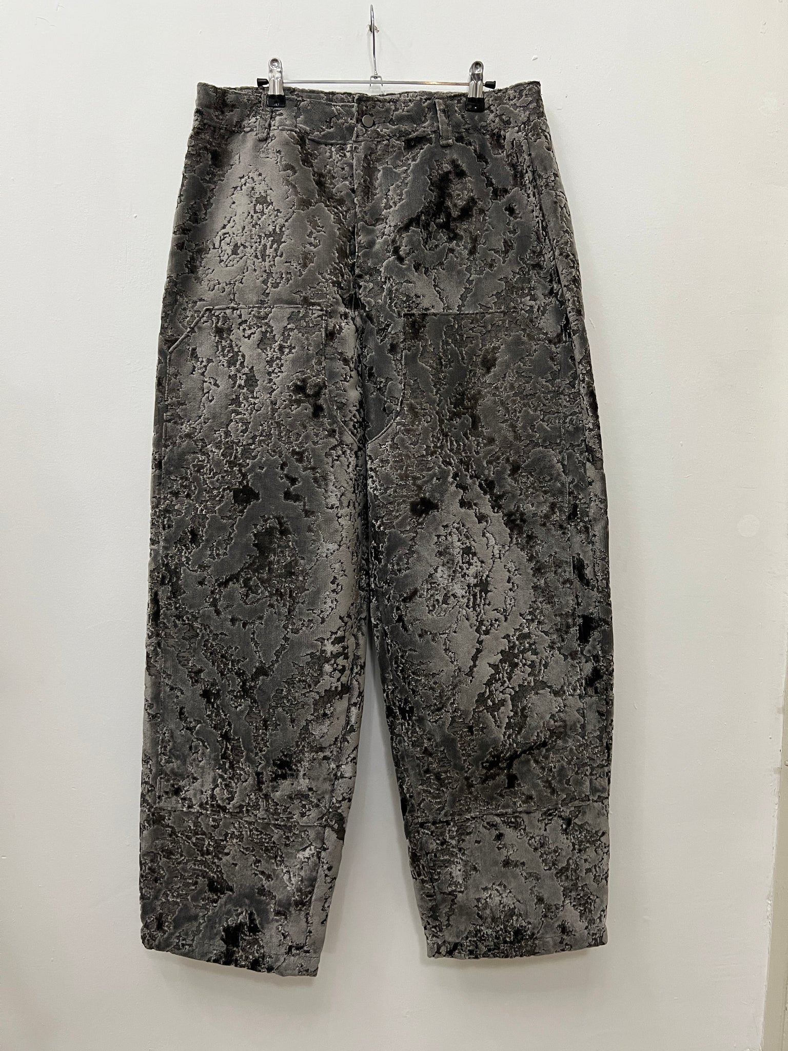 runway sample trousers - velvet wash