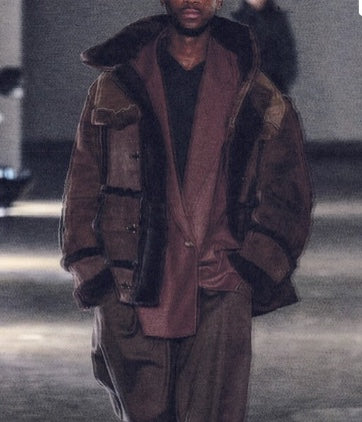 runway raw edge blazer