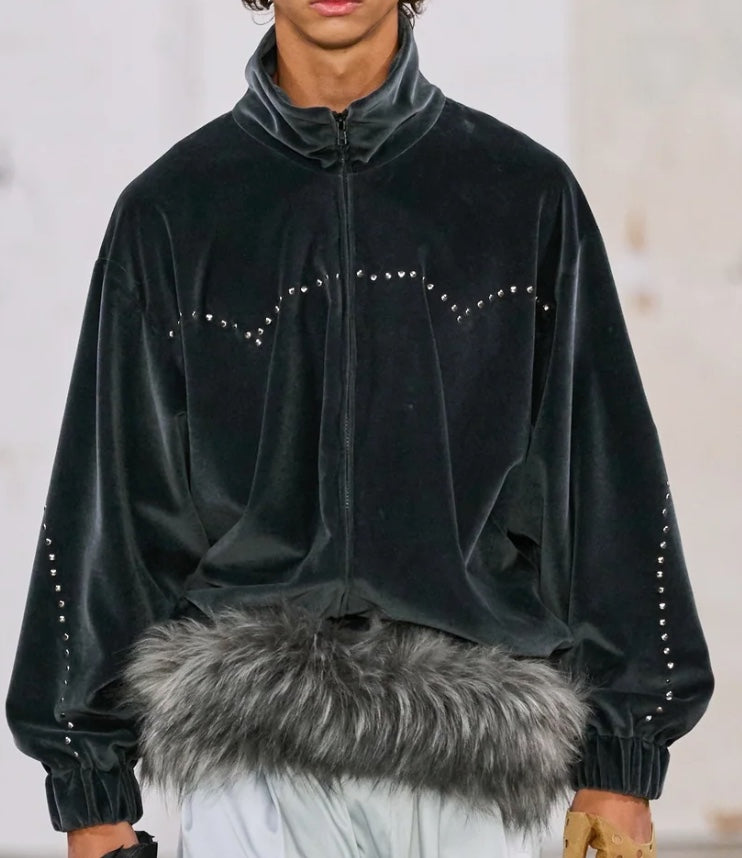 runway western track jacket