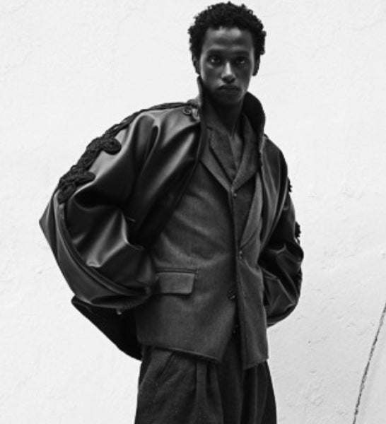 runway faux leather jacket