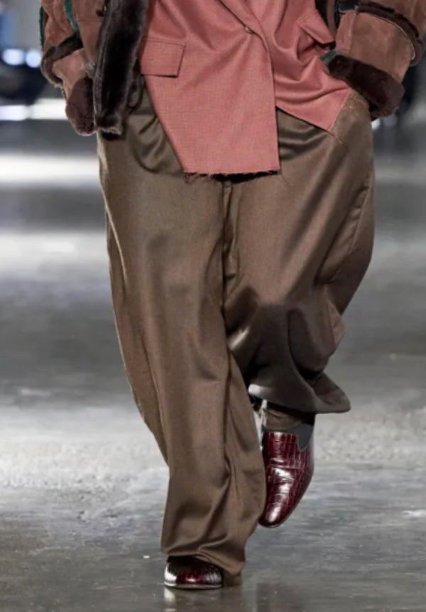 runway sample trousers