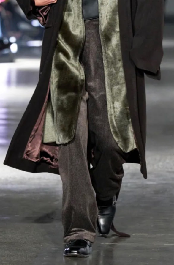 runway sample trousers